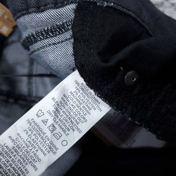 Prana Short Jada Mid Rise Bootcut Gray Stretch Women's Size 6 28 Organic Cotton - Picture 6 of 10